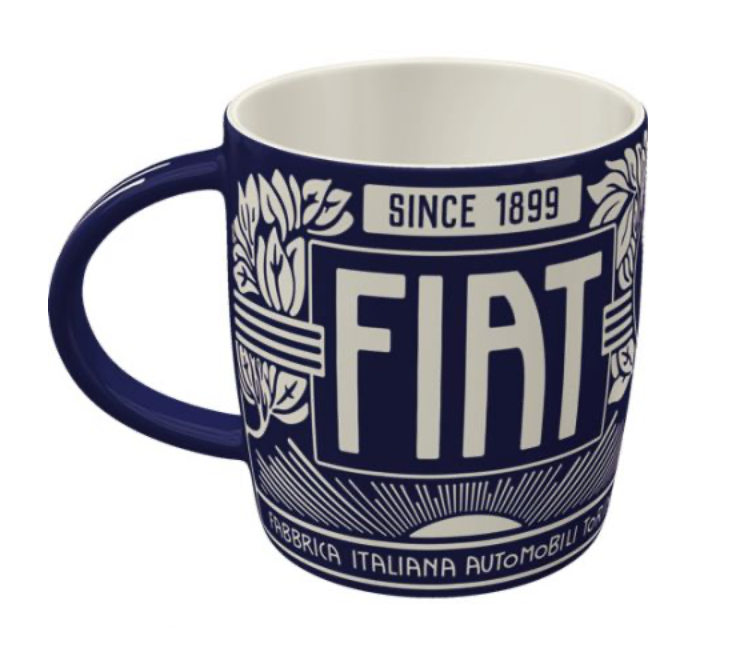Tazza Fiat - Since 1899 Logo Blue