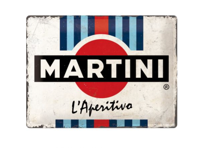 Targa Martini - L'Aperitivo Racing Stripes 30x40