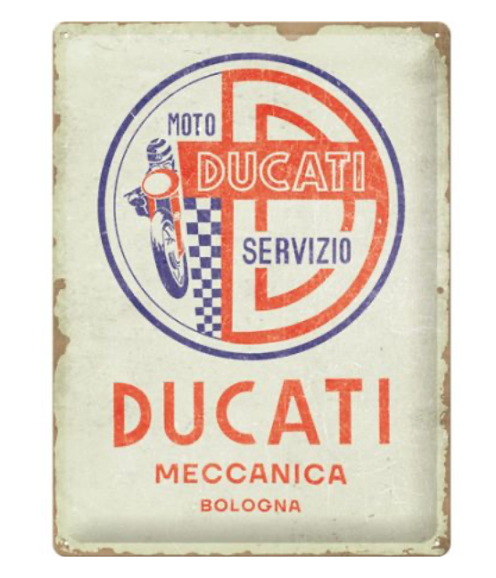 Targa  Ducati - Moto Servizio Meccanica 30x40