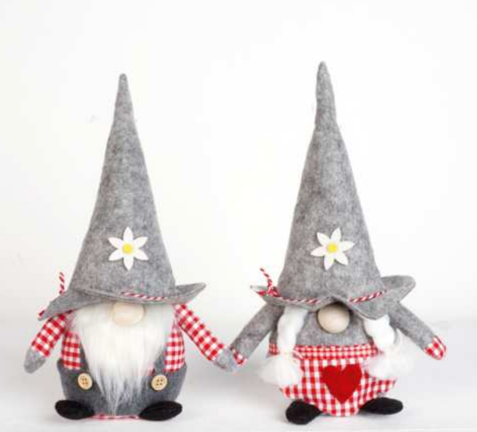 Coppia gnomi Ben & Emma 12x26