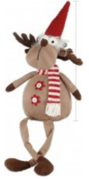 RENNA - seduta con gambette cm 24x20x65/36 H