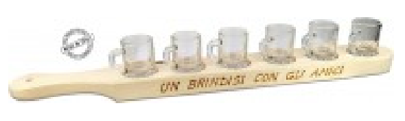 Servizio grappa - 1/2 metro 6 Boccali cm 50x6 H