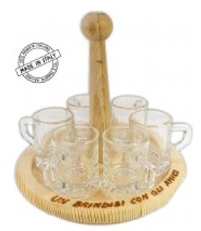 Servizio grappa - Tondo